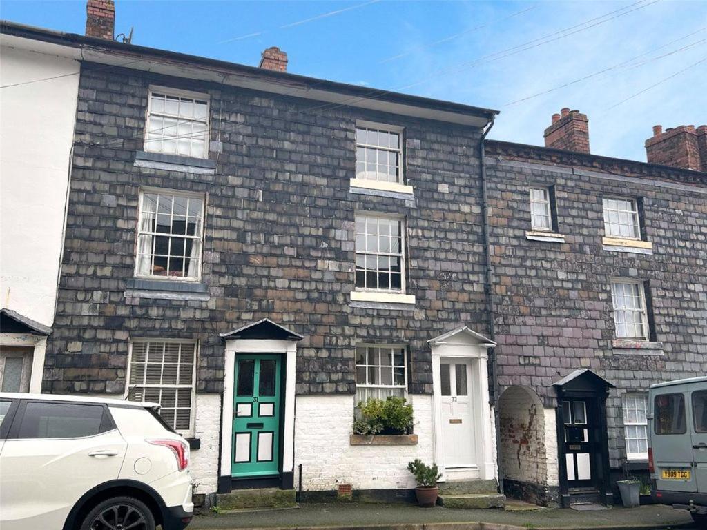 纽敦Georgian Terrace Town House In Mid Wales别墅 外观 照片