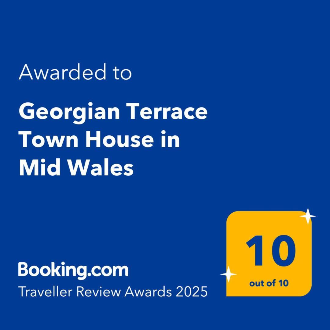 纽敦Georgian Terrace Town House In Mid Wales别墅 外观 照片